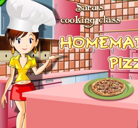 Sara Cooking Class Homemade Pizza Recipe Game For Girls 2013 New Online.JPG